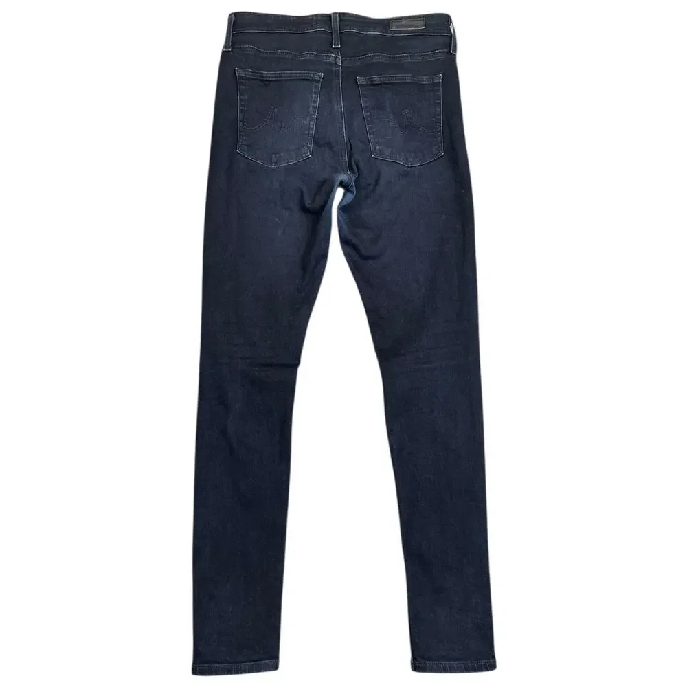 AG Farrah Skinny Ankle Jeans High Rise Denim Dark Wash - 27